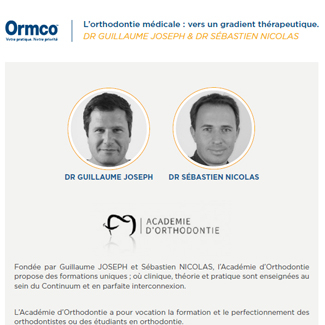 L’orthodontie médicale : vers un gradient thérapeutique.